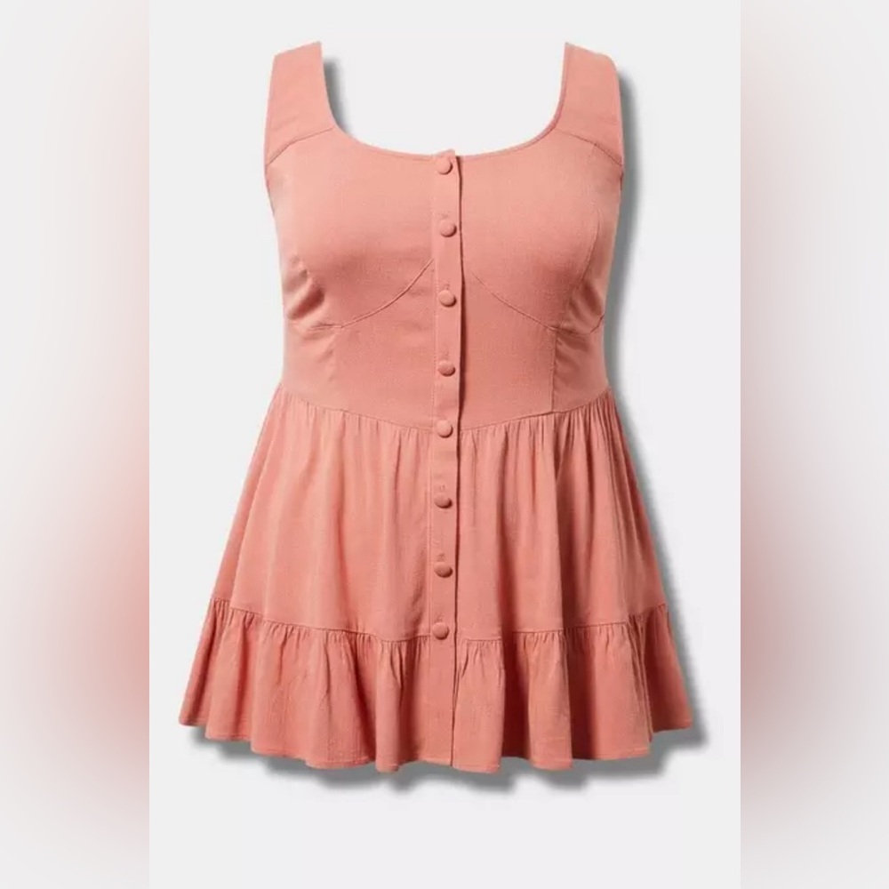 Pre-Loved Torrid Fit and Flare Corset Tank - Size 3